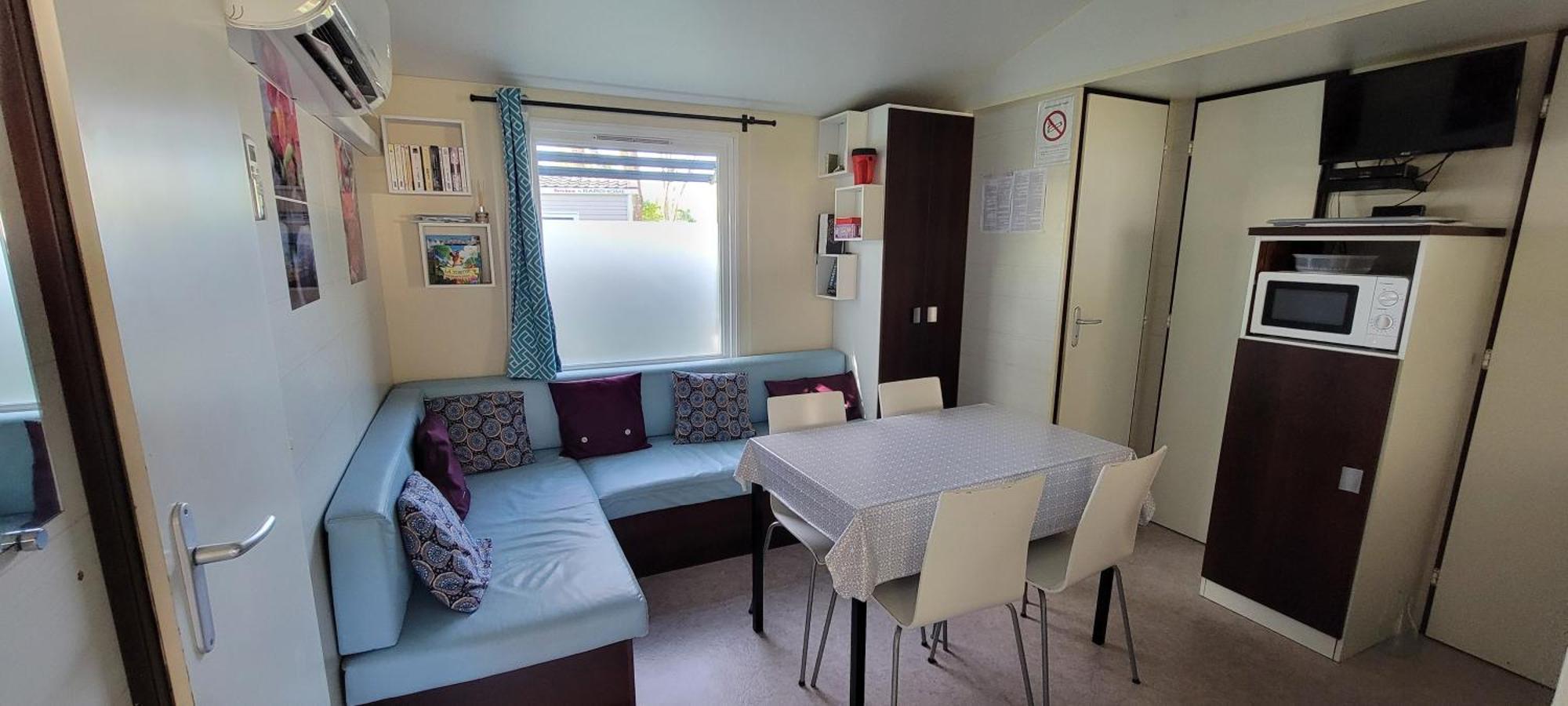 Mobilhome 6 Personnes 32m2 Camping